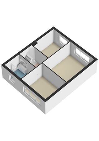 Plattegrond - Hofstraat 2, 6351 BD Bocholtz - Hofstraat 2 Bocholtz - Verdieping 3D.jpg